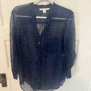 DVF silk sheet blouse